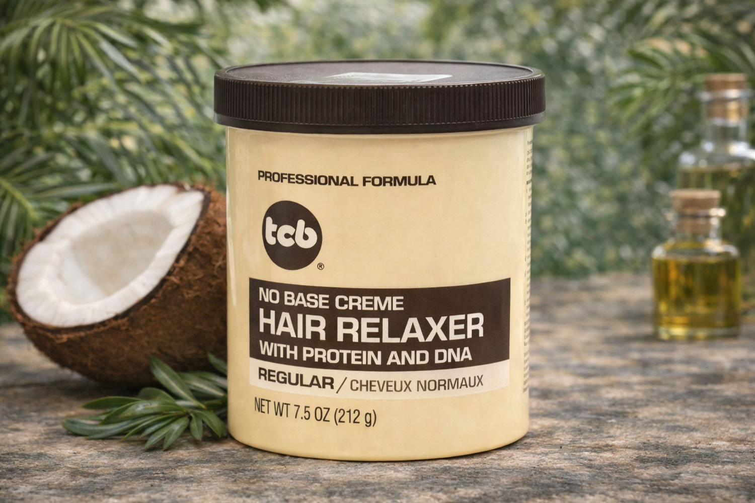 TCB No Base Crème Défrisante – Regular 212 g