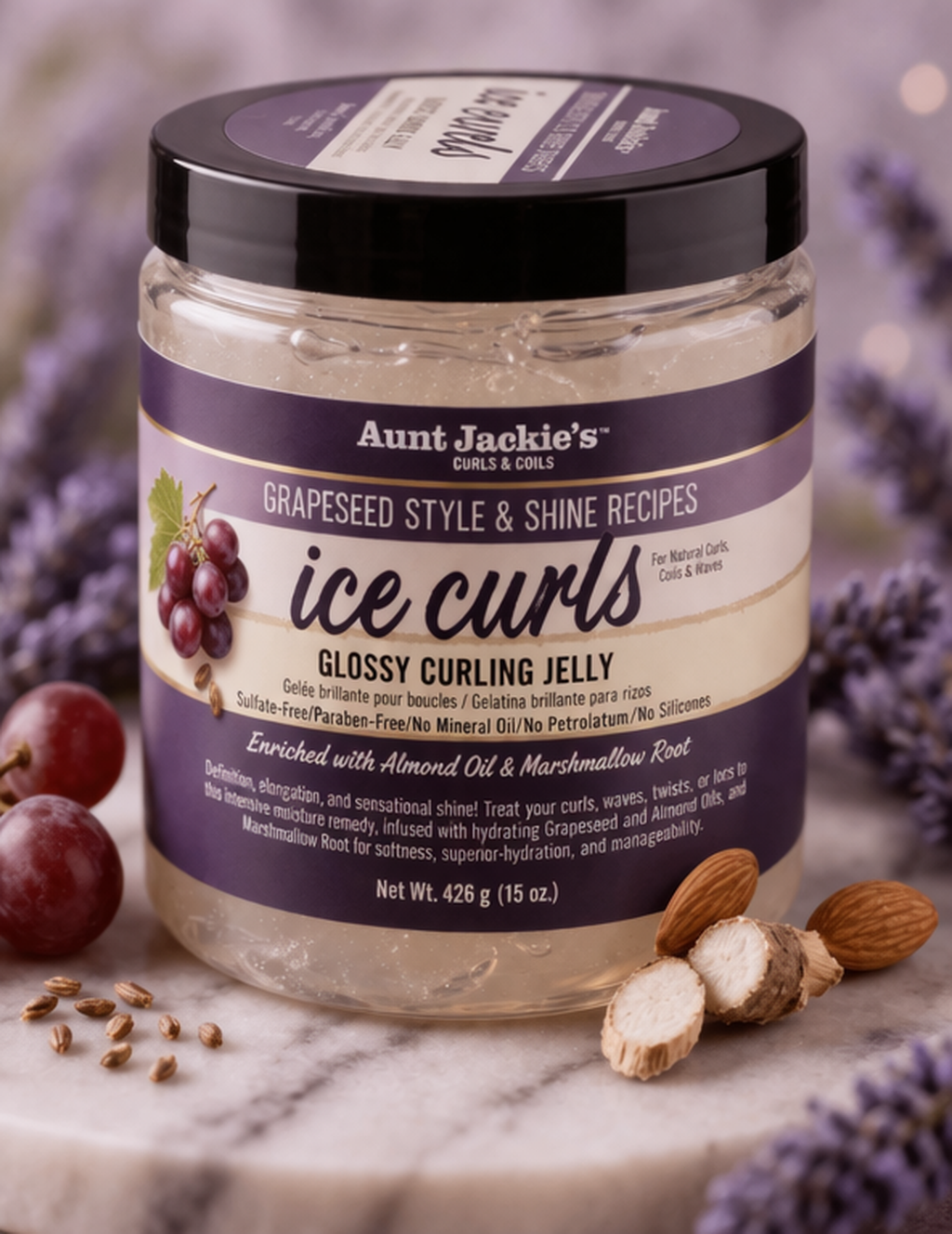 Aunt Jackie’s Grapeseed Ice Curls Glossy Curling Jelly 426 g (15 oz)