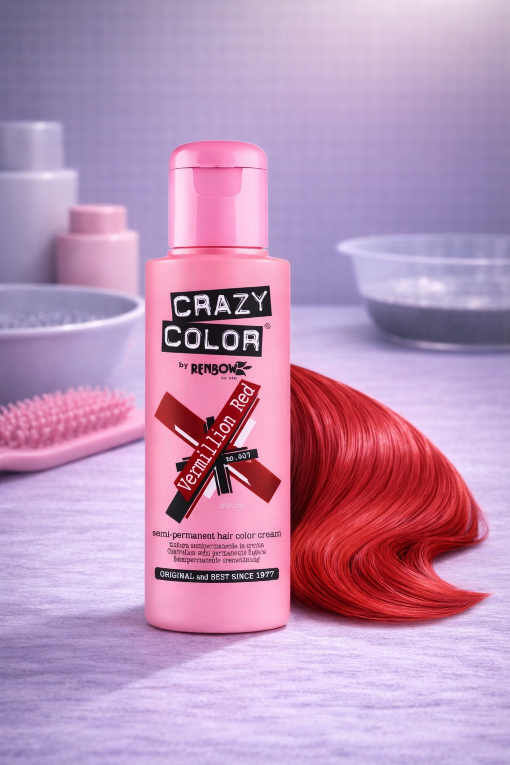 Crazy Color Vermillion Red 100 ml