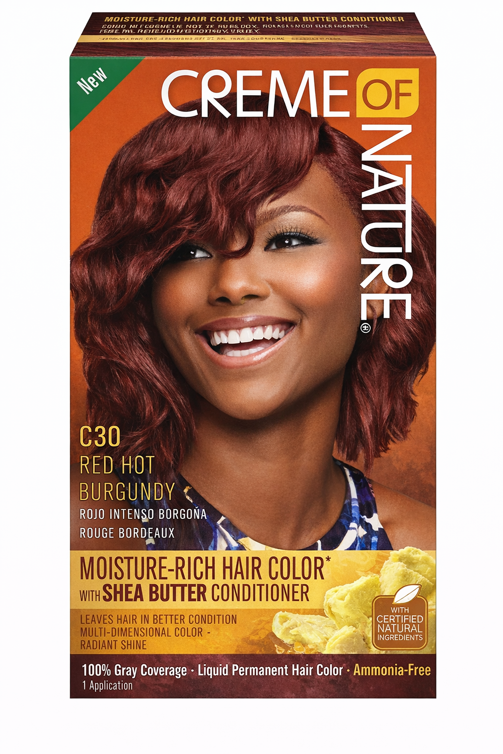 Creme of Nature Coloration Liquide Red Hot Burgundy C30