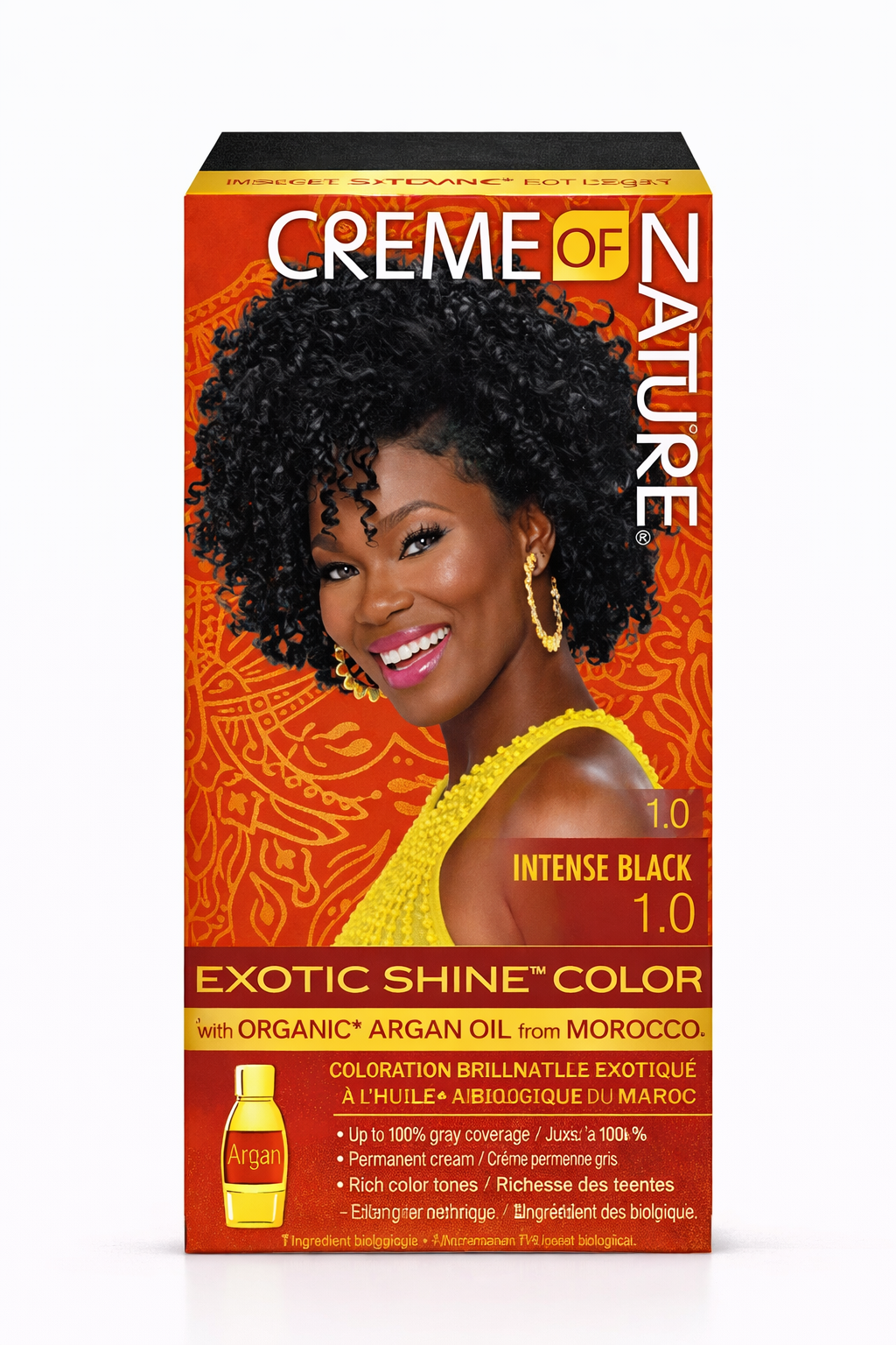 Creme of Nature Gel Hair Color Intensive Black 1.0