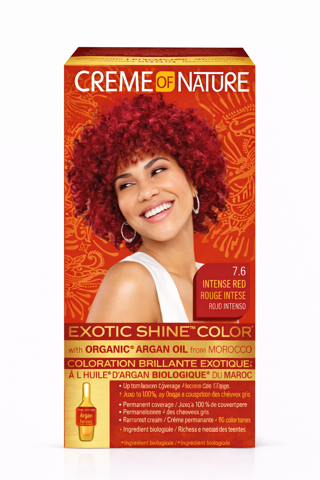 Creme of Nature Gel Hair Color Intensive Red 7.6