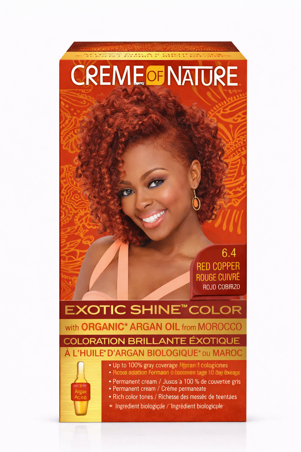 Creme of Nature Gel Hair Color Red Copper 6.4