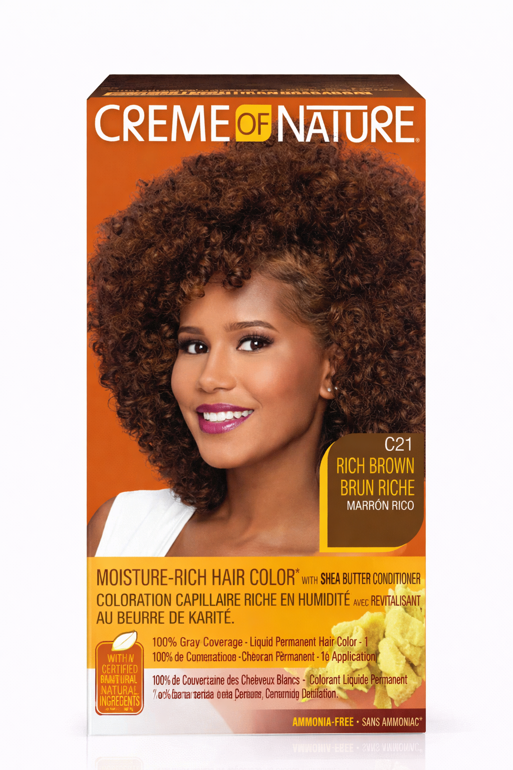 Creme of Nature Coloration Liquide Rich Brown C21