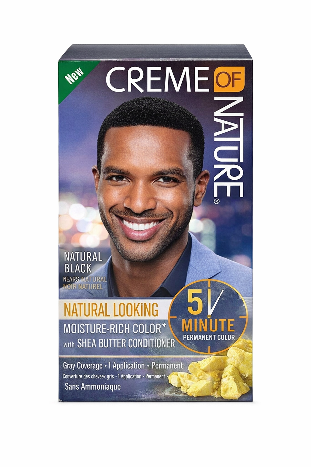 Creme of Nature Coloration Liquide Men Natural Black 1
