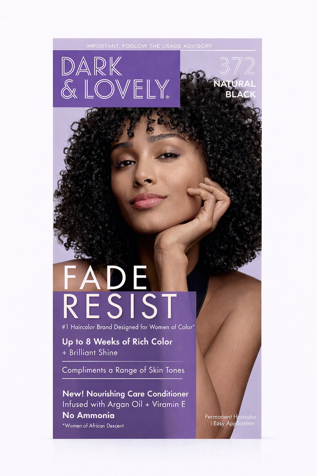 Dark & Lovely Fade Resist Natural Black 372