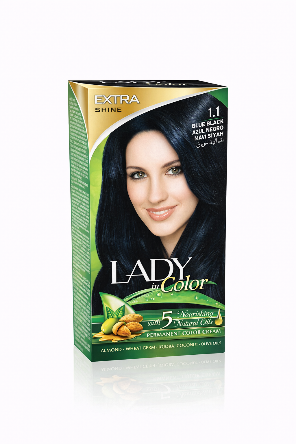 Lady in Color Blue Black 1.1