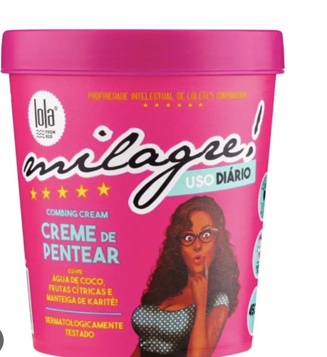 Lola Cosmetics – Milagre Crème de Pentear Hydratante 450g