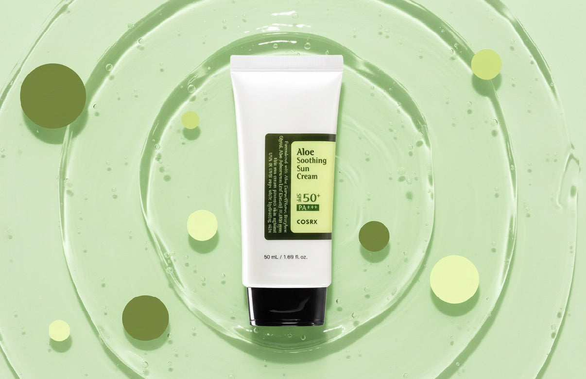 COSRX Aloe Soothing Sun Cream SPF50+ – Crème Solaire Apaisante à l’Aloe Vera 50 ml