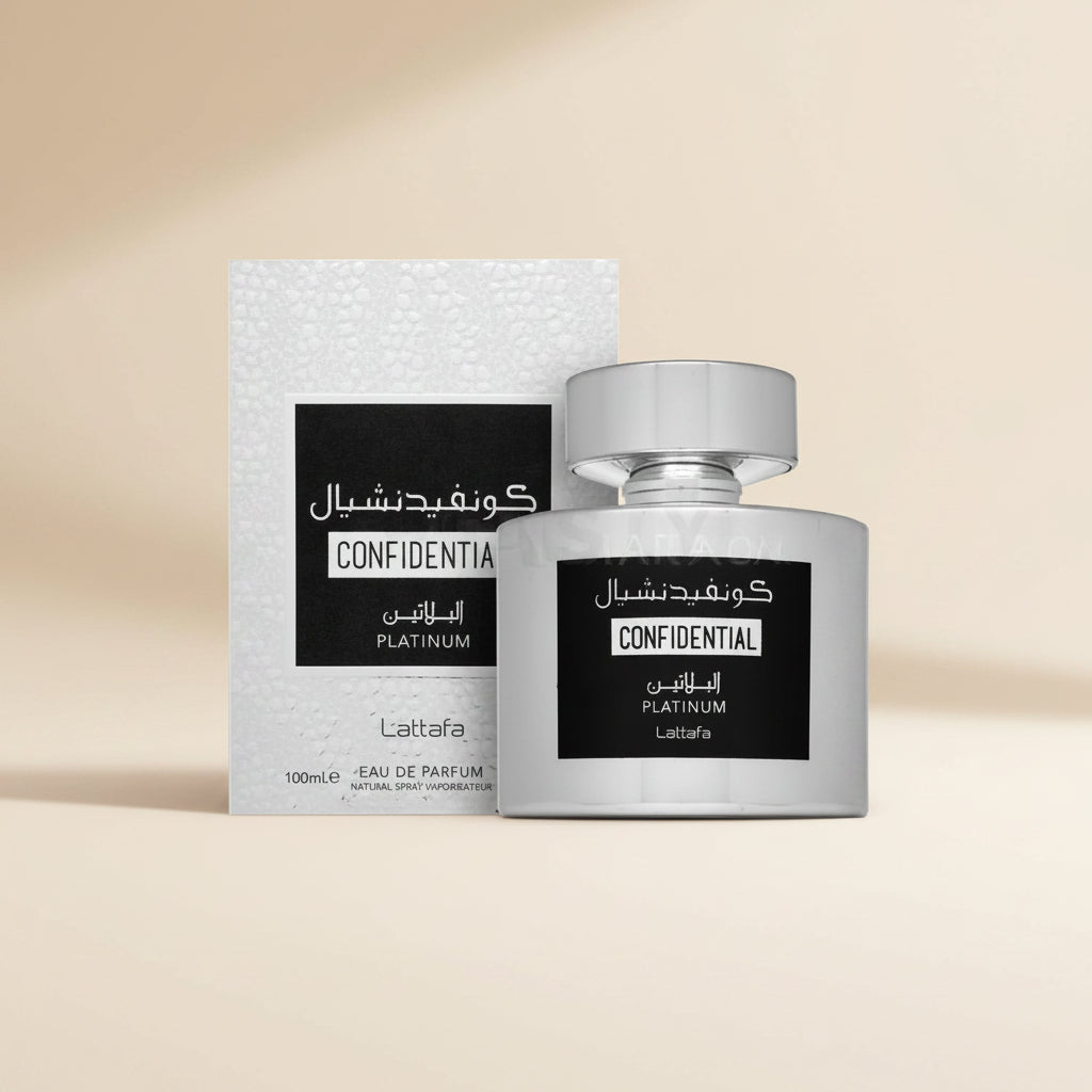 LATTAFA  Confidential Platinum Eau de Parfum - 100ml