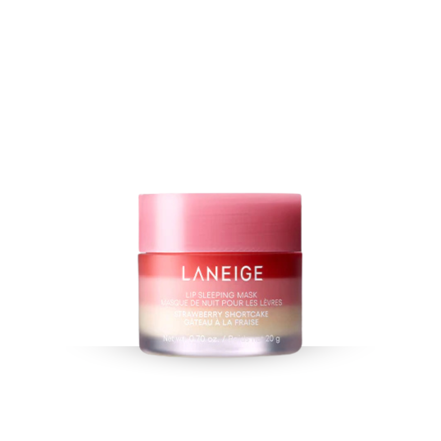 laneige strawberry shortcake lip sleeping mask 20g — Lèvres douces et hydratées la nuit