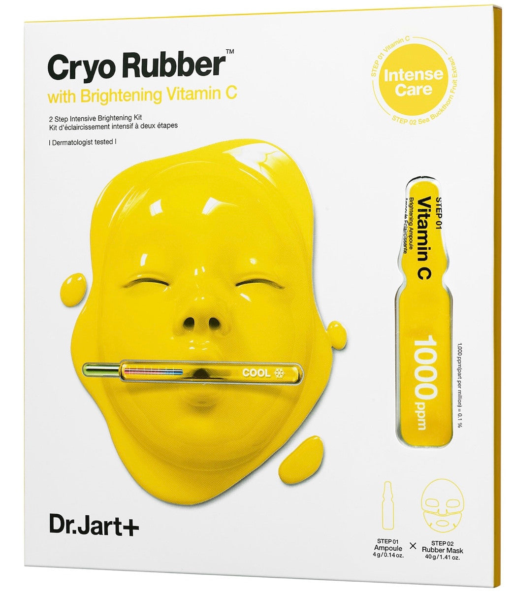 Dr.Jart+ - Cryo Rubber with Brightening Vitamin C Mask — Éclat instantané et rajeunissement visage