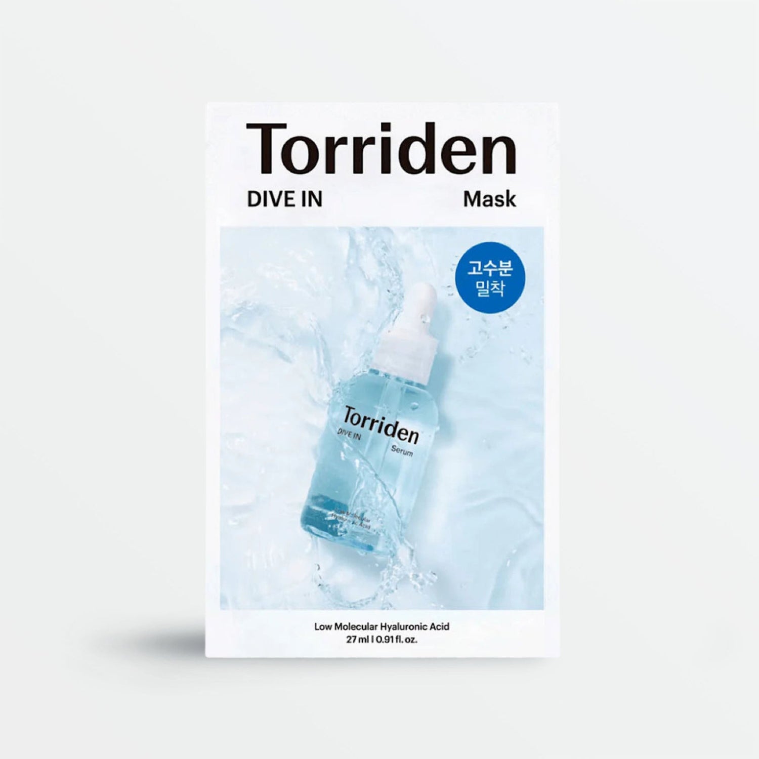 Torriden – Dive-in Low Molecular Hyaluronic Acid Mask Pack — Hydratation intense et profonde