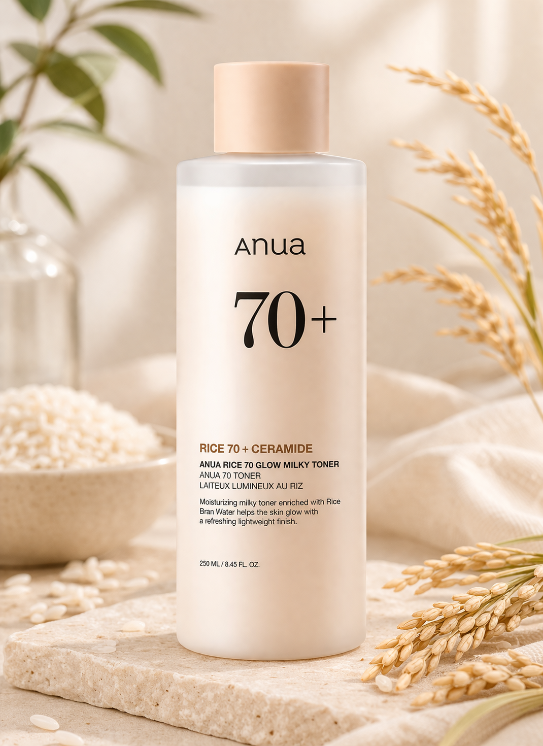 [ANUA(EU)] RICE 70 MILKY TONER 250ML (EU)