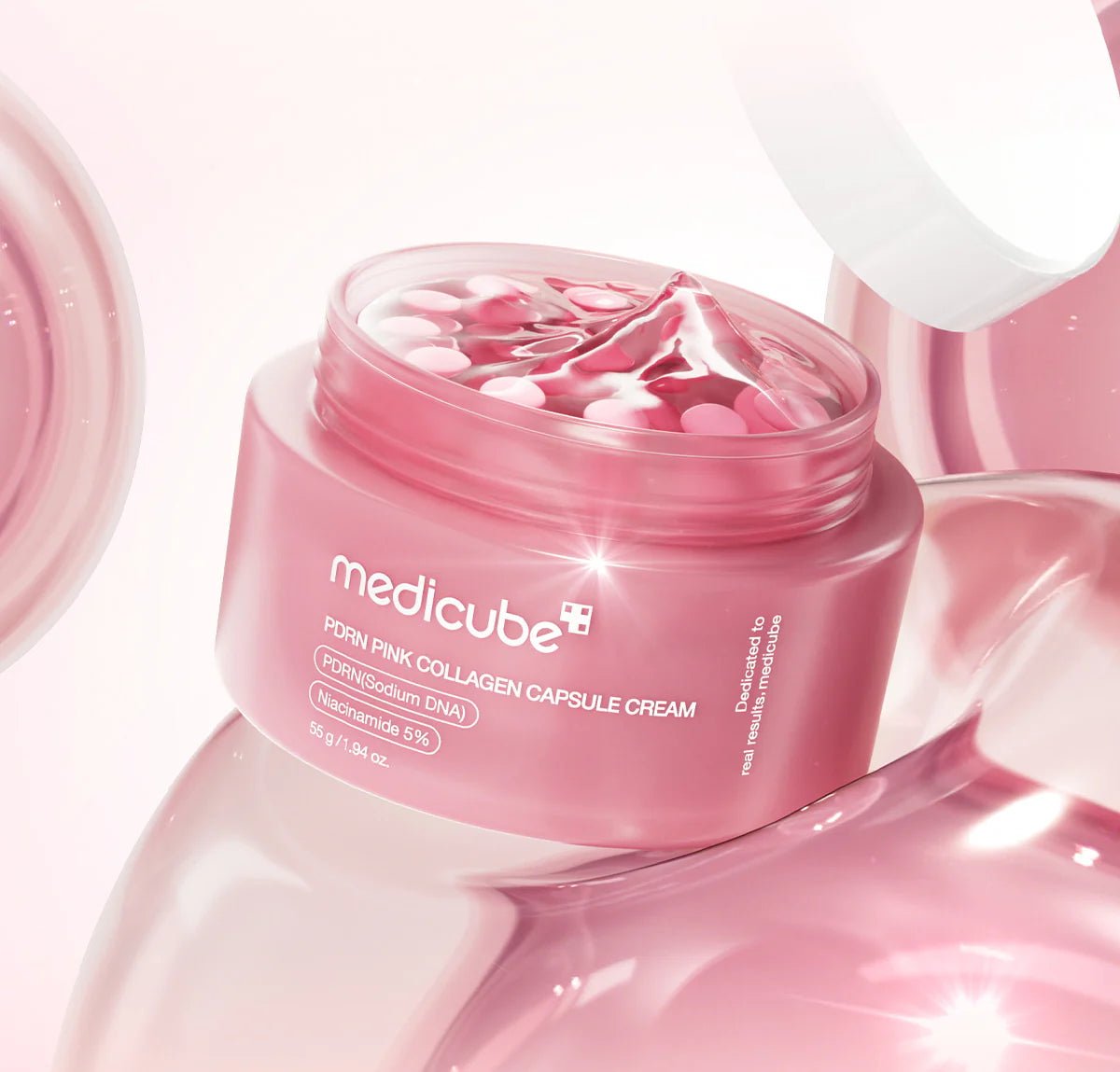 Medicube [RENEW] PDRN PINK COLLAGEN CAPSULE CREAM 55g — Éclat et fermeté instantanés