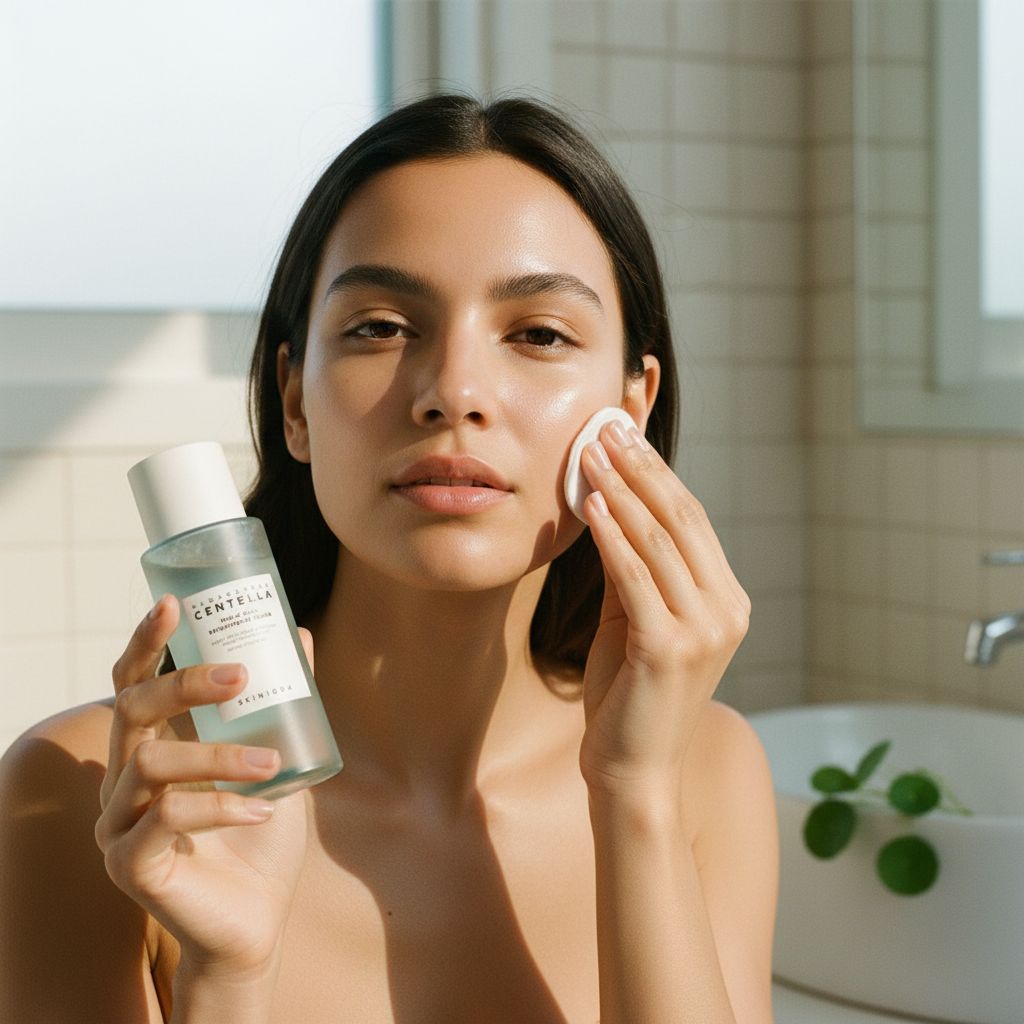 SKIN1004 Madagascar Centella Hyalu-Cica Brightening Toner – Tonique Hydratant Éclat 210 ml - lifestyle