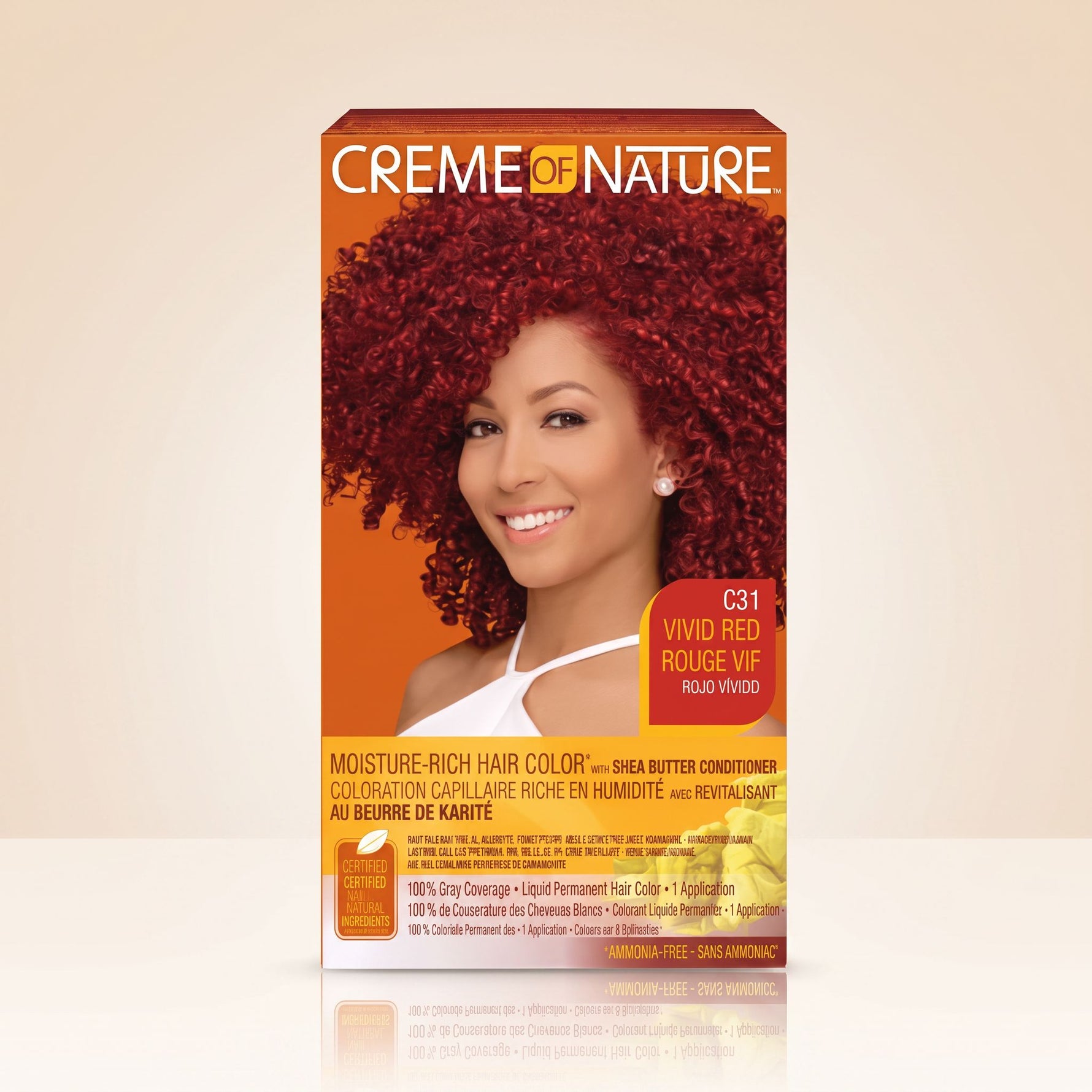 Creme of Nature Coloration Liquide Vivid Red C31 - hero