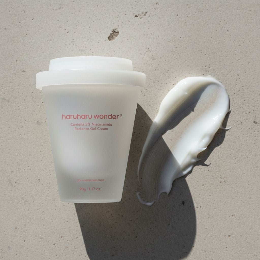 Haruharu Wonder - Centella 5% Niacinamide Radiance Gel Cream — Éclat apaisant et régénérant - texture