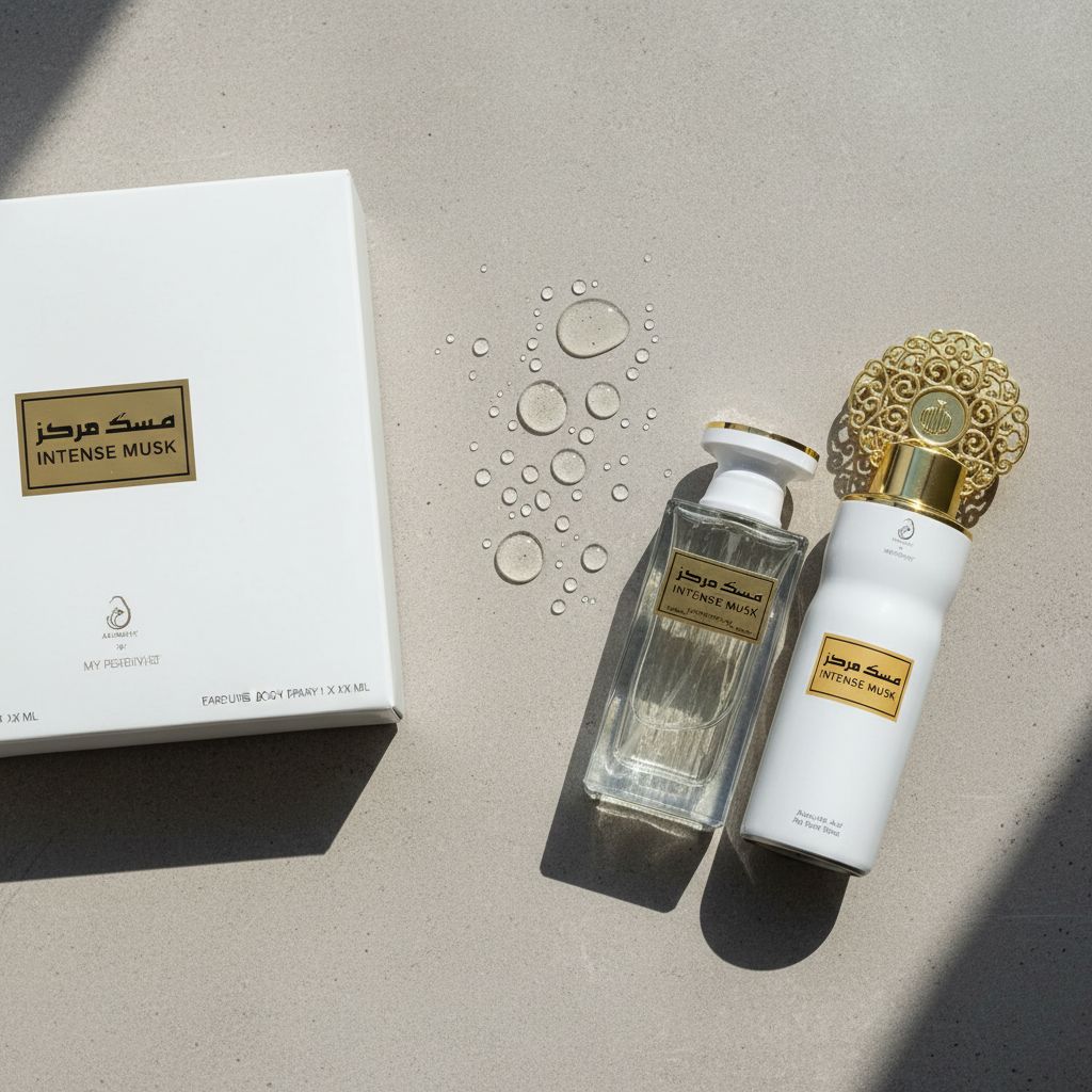 ARABIYAT Intense Musk Coffrets My Perfumes 2pcs - texture