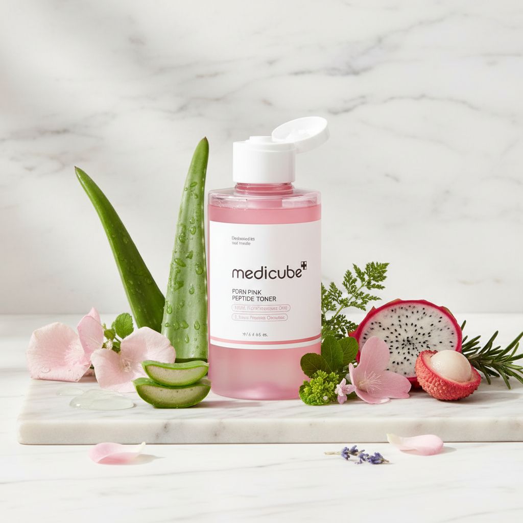 Medicube PDRN Pink Cica Soothing Toner – Tonique Apaisant Hydratant 250 ml - ingredients