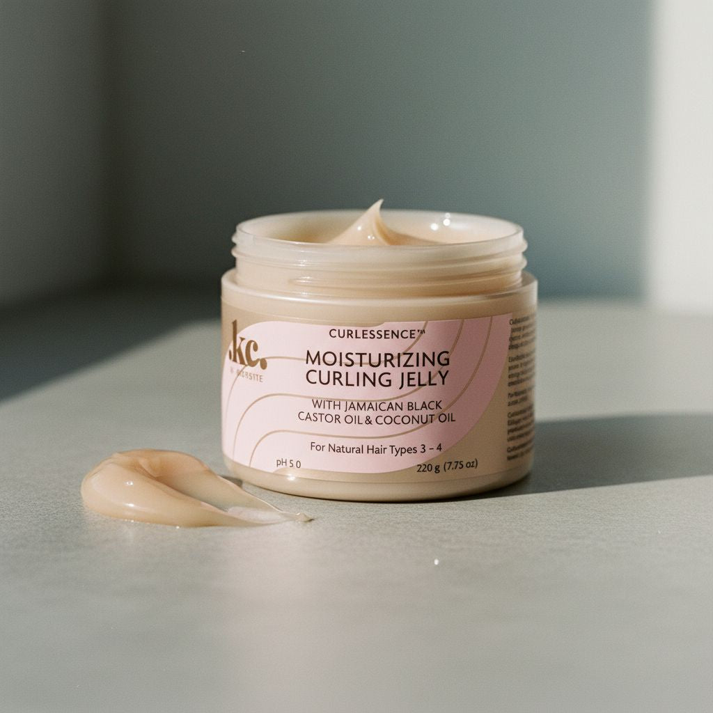 KeraCare Curlessence – Gelée Définition Boucles Hydratante 320g (Moisturizing Curling Jelly) - texture