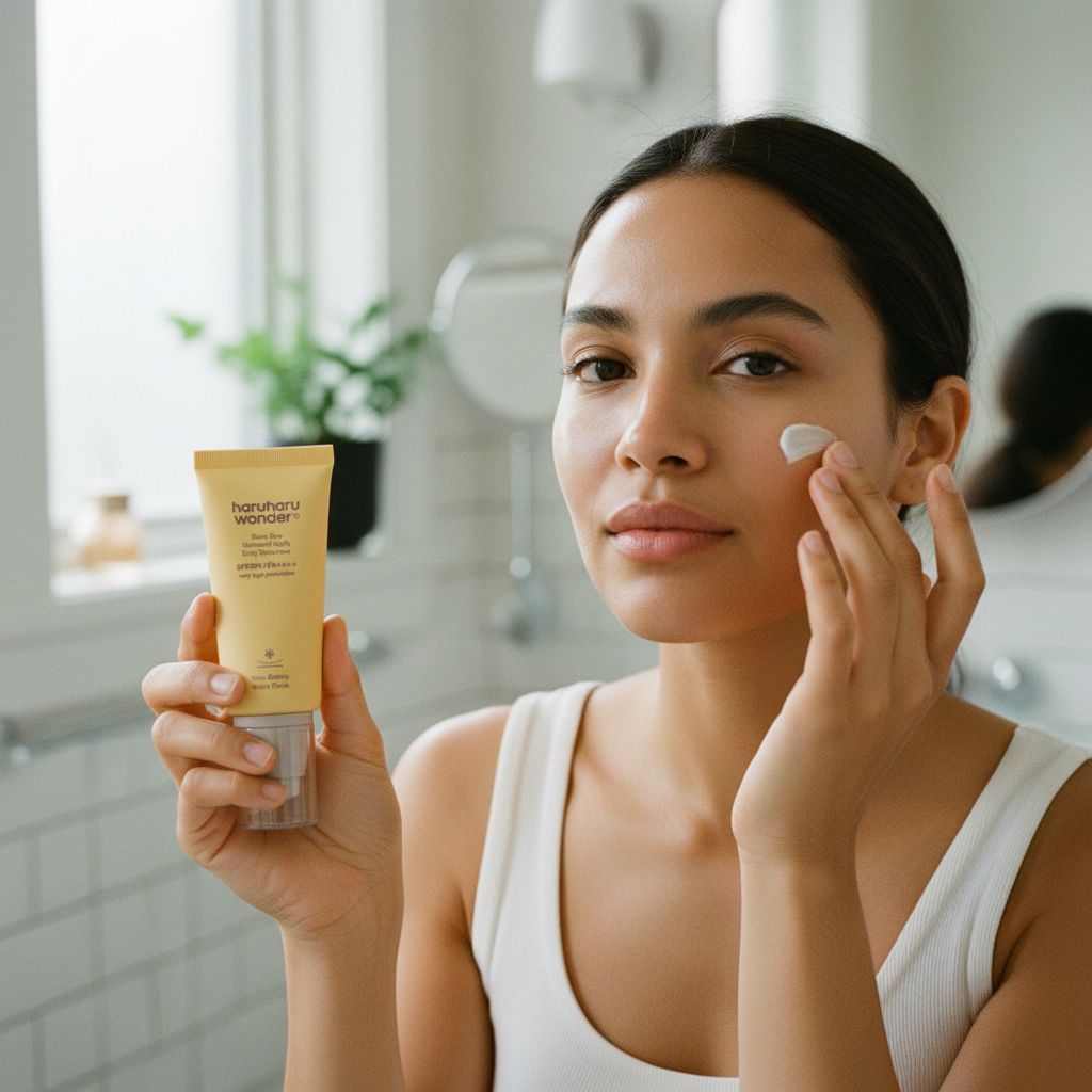 [HARUHARU WONDER] BLACK RICE MOISTURE AIRYFIT SUNSCREEN SPF50+/PA++++ 50ML — Protection solaire ultra-légère quotidienne - lifestyle