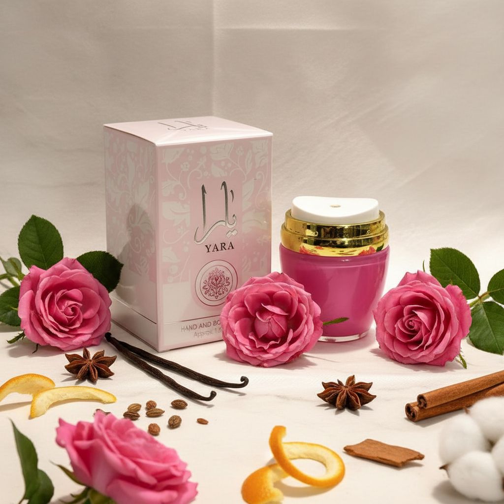 HAND AND BODY LOTION Yara Rose - ingredients