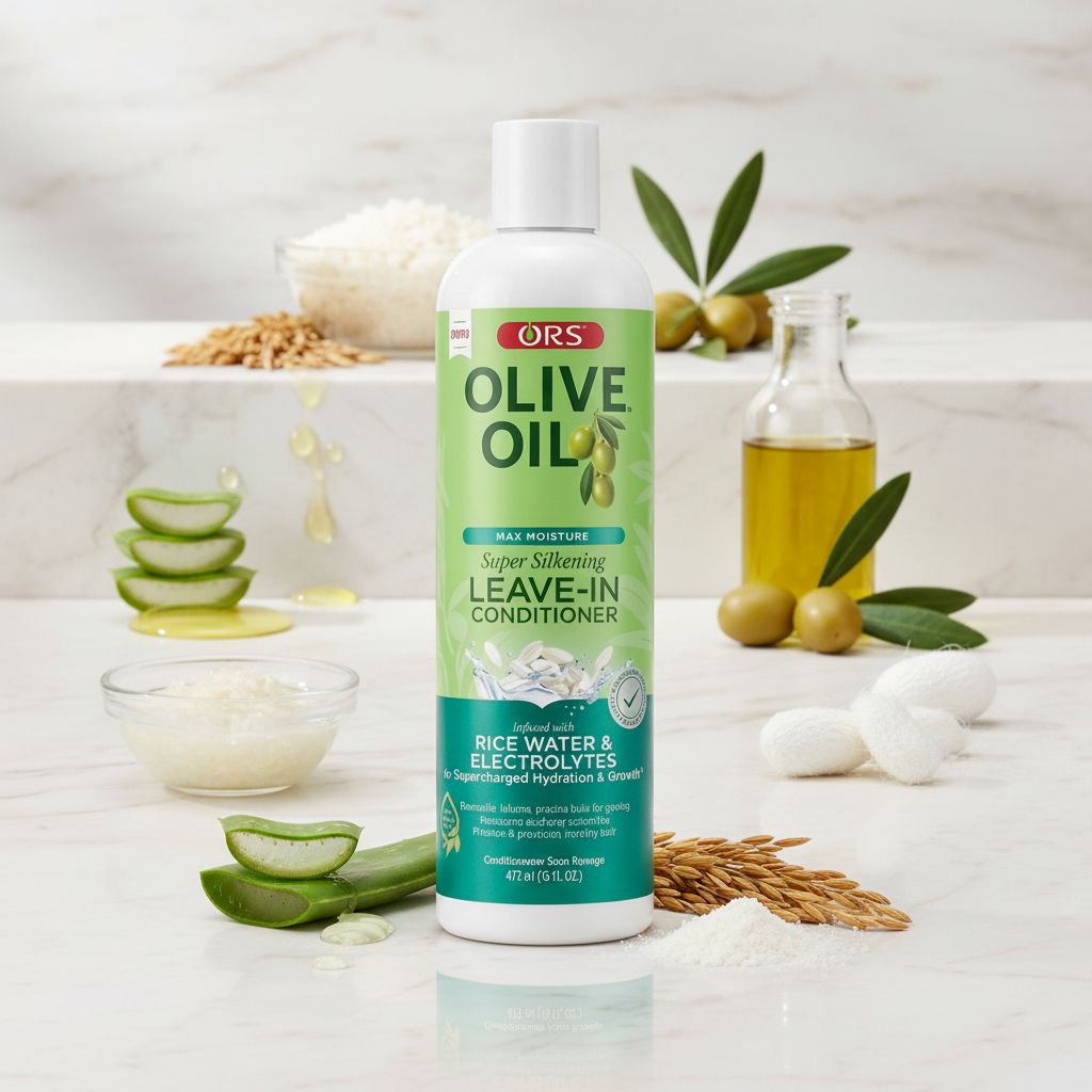 ORS – Max Moisture Rice Water Leave-In Conditioner 473ml - ingredients