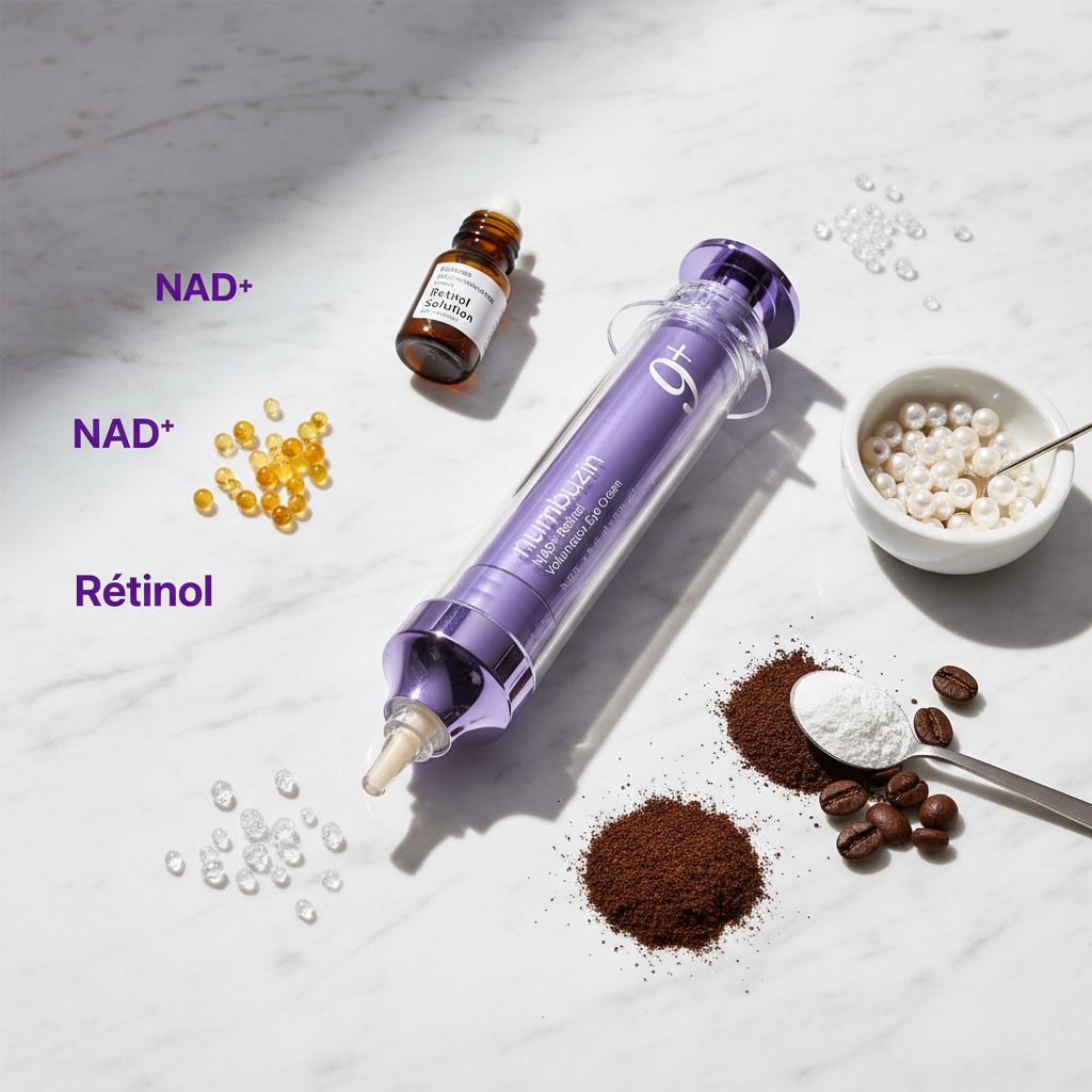 Numbuzin – No. 9 NAD+ Retinol Volume Shot Eye Cream — Contour des yeux repulpé et rajeuni - ingredients