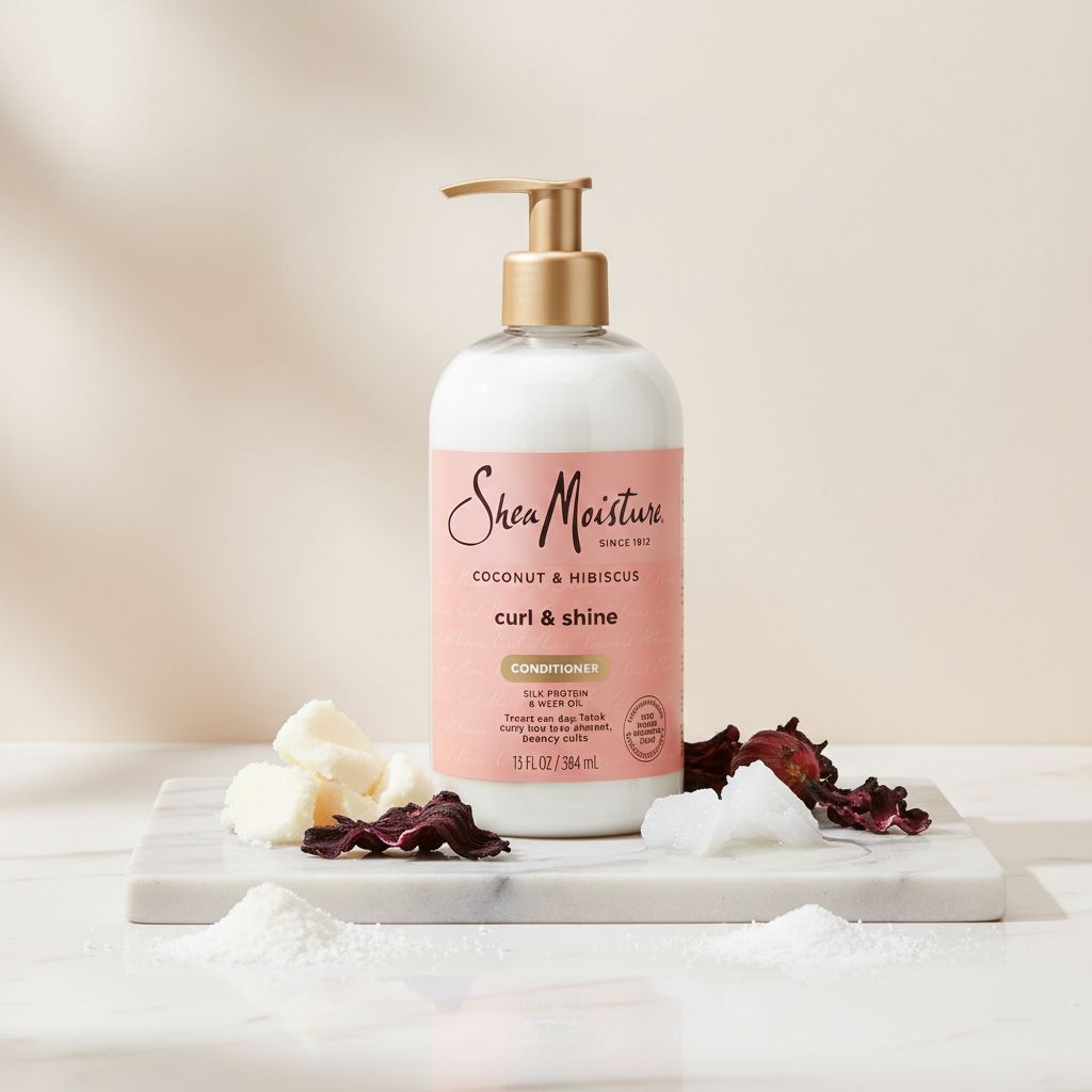 Shea Moisture – Coconut & Hibiscus Curl & Shine Conditioner 384ml - ingredients