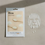 [MISSHA] AIRY FIT SHEET MASK [RICE] — Masque tissu hydratant au riz - texture