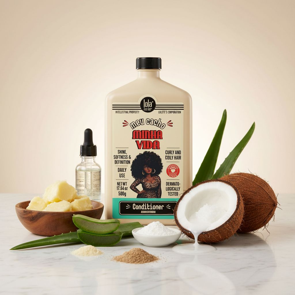 Lola Cosmetics – Meu Cacho Minha Vida Après-Shampoing Hydratant 500g - ingredients