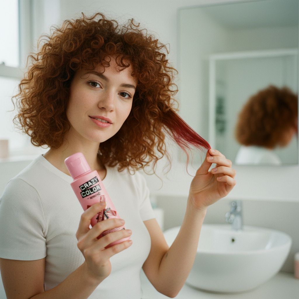 Crazy Color Vermillion Red 100 ml - lifestyle