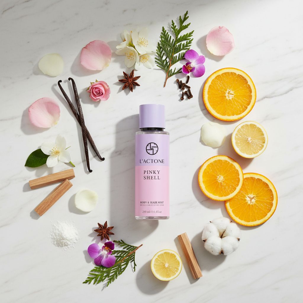 L'ACTONE Brume Pinky Shell 250ml - ingredients