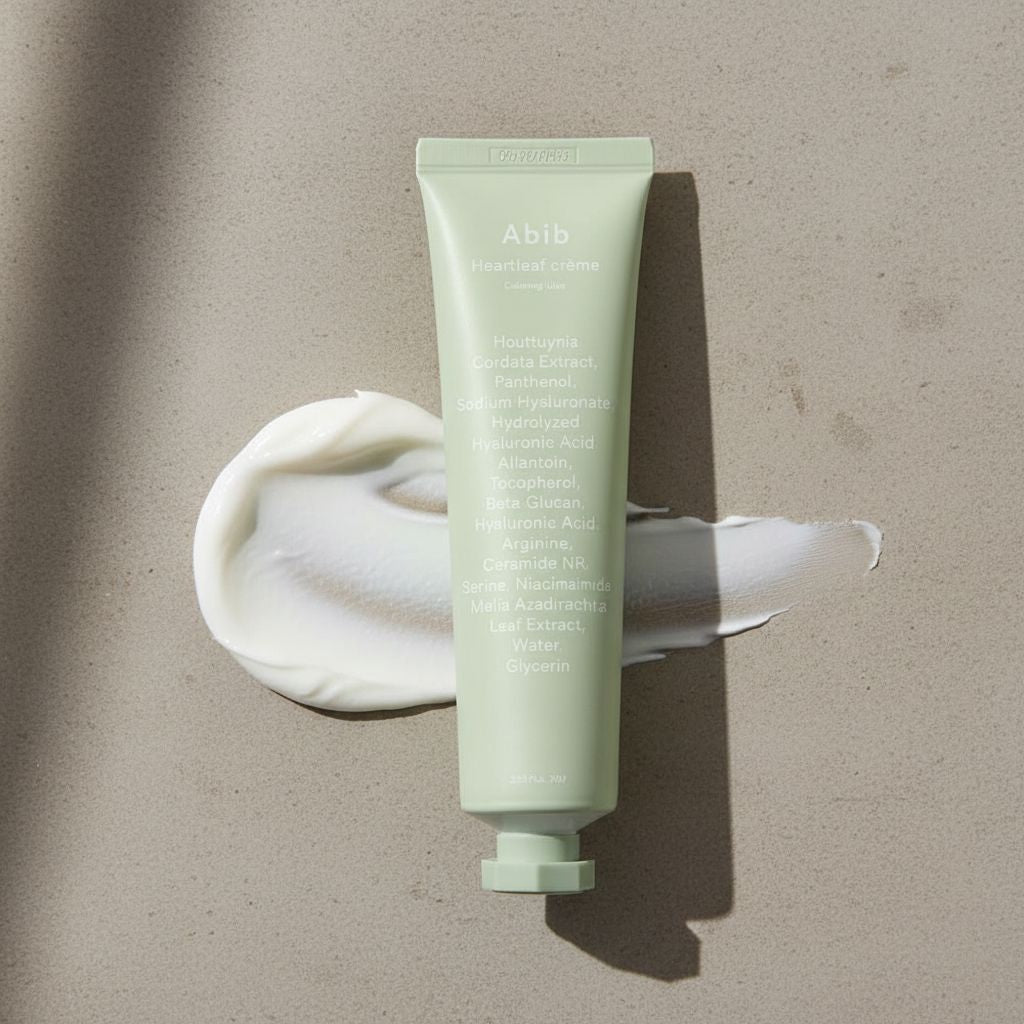 [Abib] Heartleaf creme Calming Tube 75ml — Crème apaisante ultra-régénérante - texture