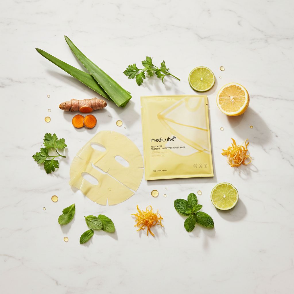 Medicube Kojic Acid Turmeric Brightening Gel Mask – Masque Éclat Unifiant - ingredients