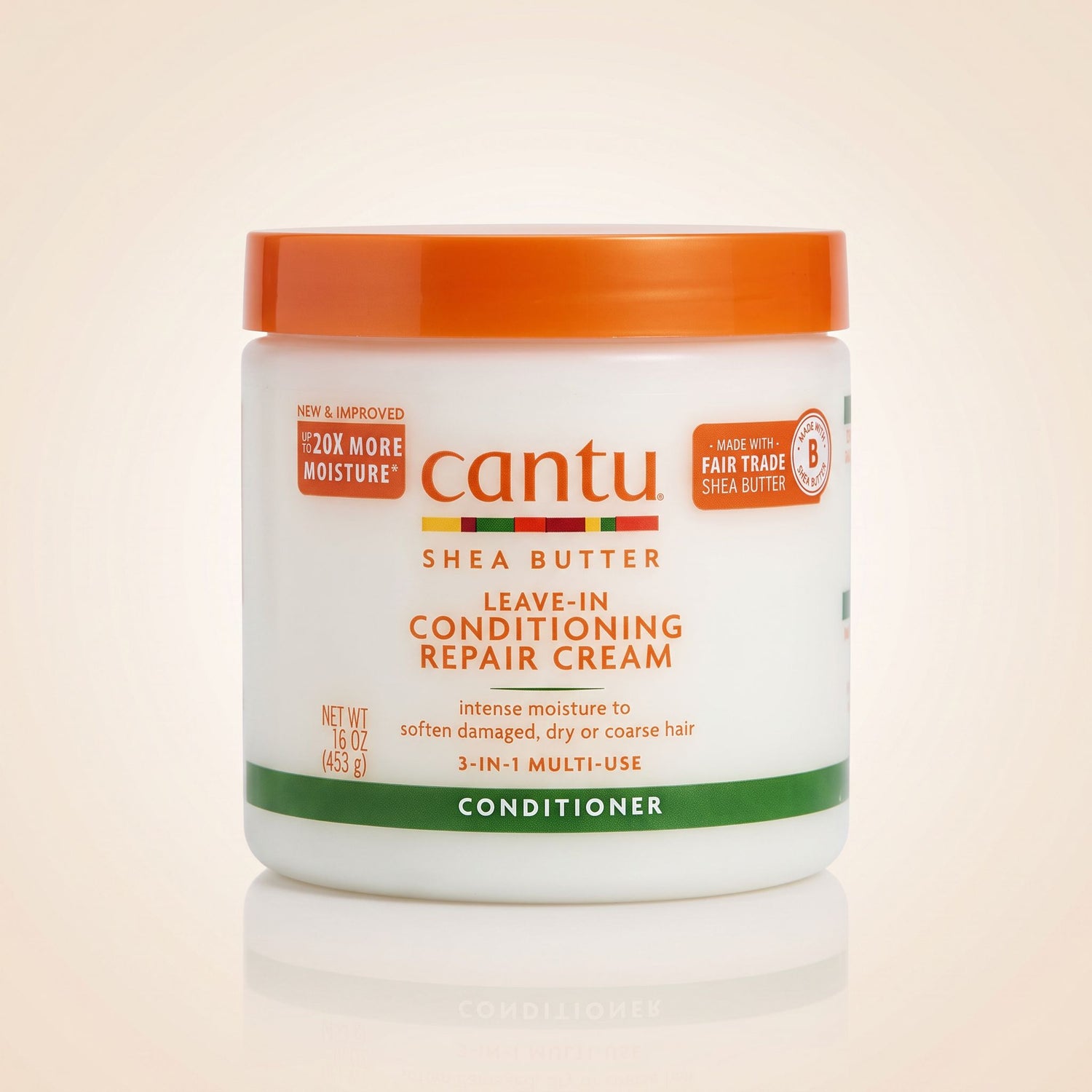 CANTU – Crème Sans Rinçage Réparatrice Karité 16oz (SB Leave-In Conditioning Repair Cream) - hero