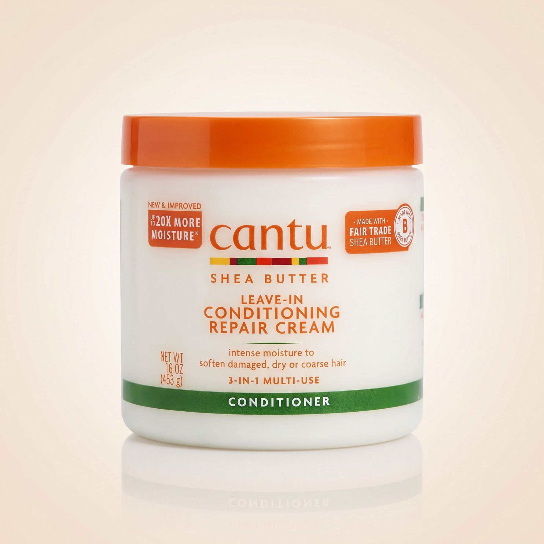 CANTU – Crème Sans Rinçage Réparatrice Karité 16oz (SB Leave-In Conditioning Repair Cream) - hero