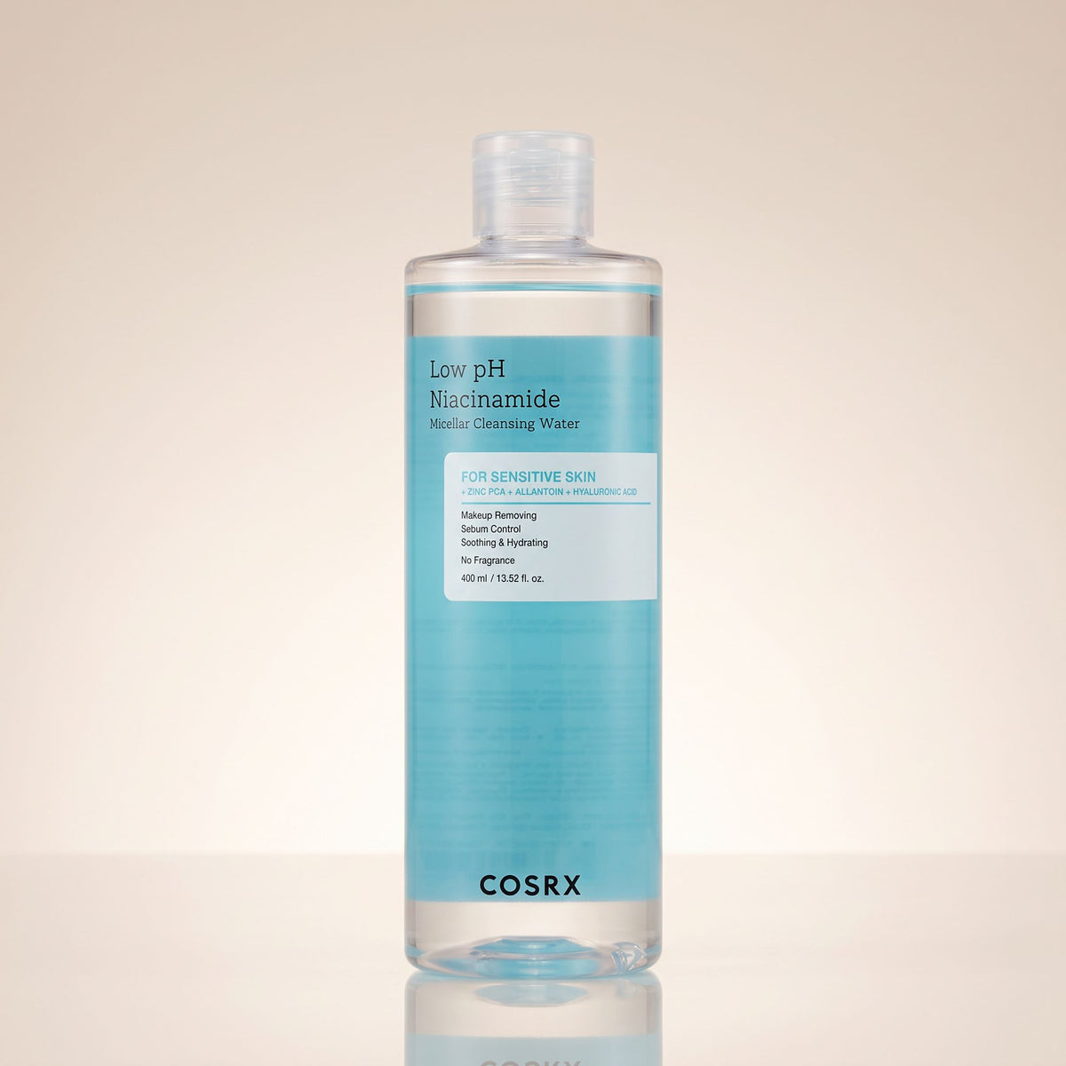COSRX – Low pH Niacinamide Micellar Cleansing Water — Nettoyage doux et purifiant quotidien - hero