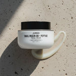 [JUMISO] SNAIL MUCIN 88 + PEPTIDE FACIAL CREAM 100ML — Crème régénérante à la bave d'escargot - texture
