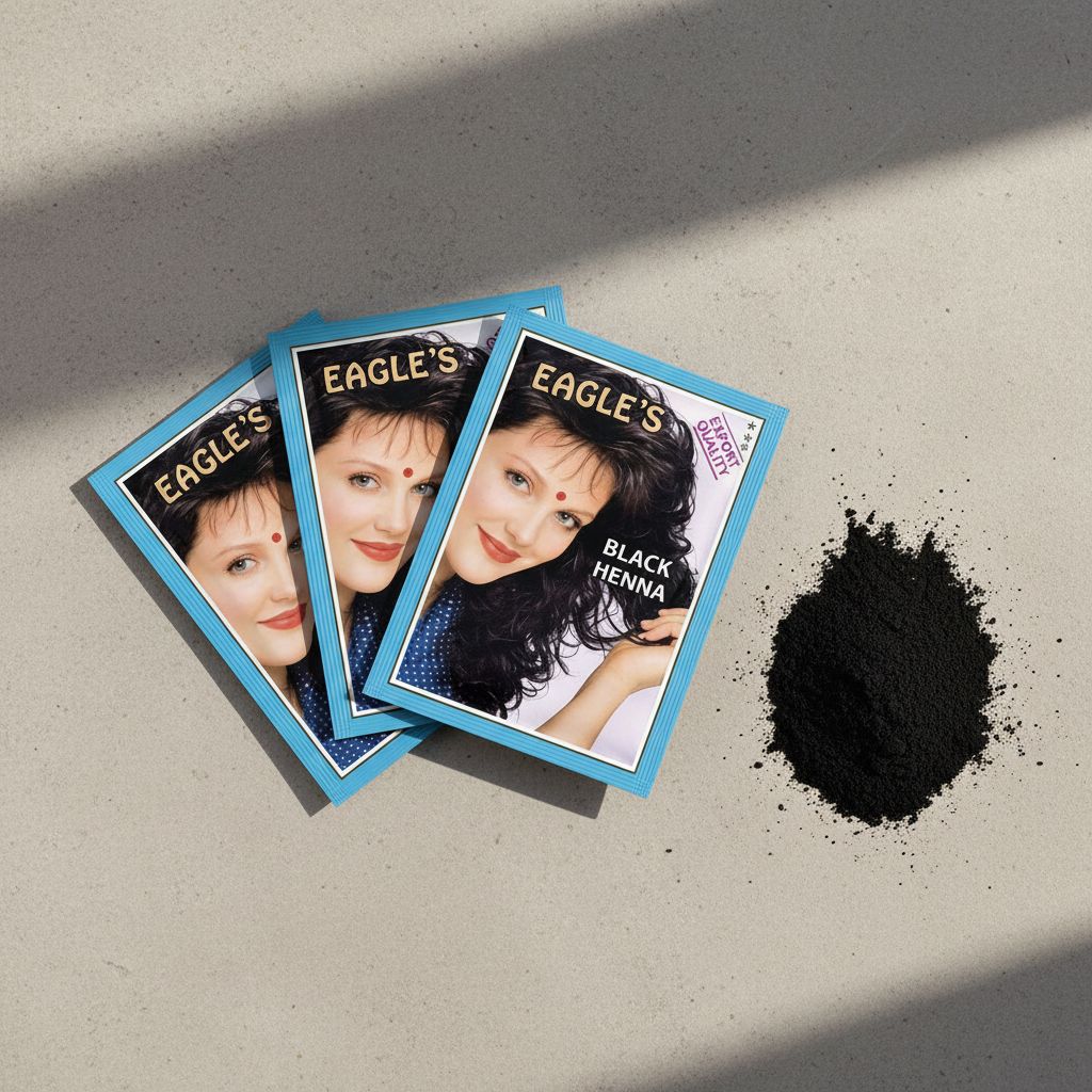 Eagle’s Black Henna – 6 Sachets - texture