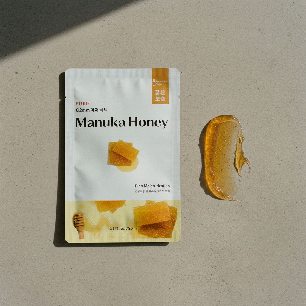 Etude House - 0.2 Therapy Air Mask Manuka Honey — Hydratation intense au miel naturel - texture