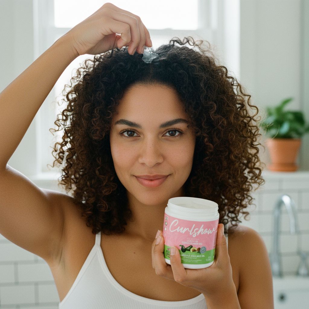 CURLSHOW – Gel Leave-In Hydratant Définition 453g (Leave-In Conditioner Gel) - lifestyle