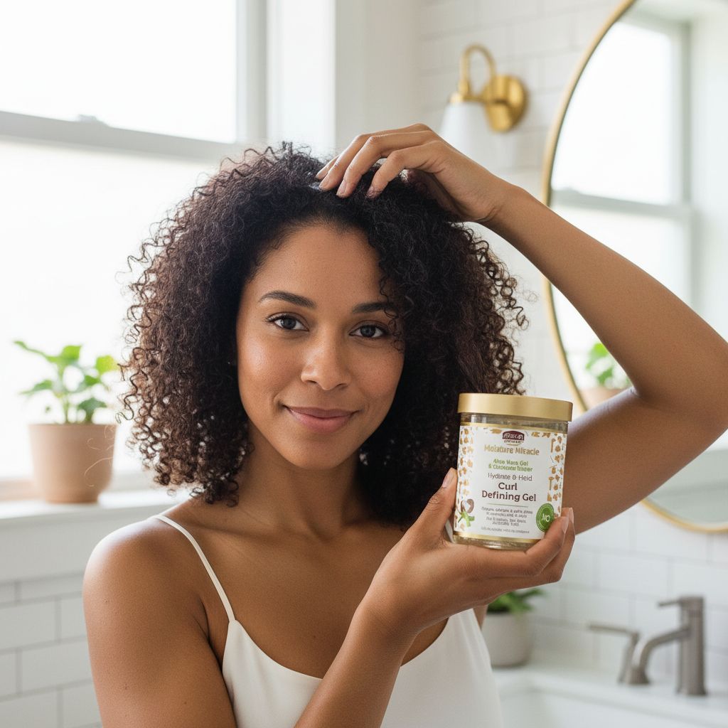 African Pride Moisture Miracle – Gel Définition Boucles (Curl Defining Gel) 510g - lifestyle