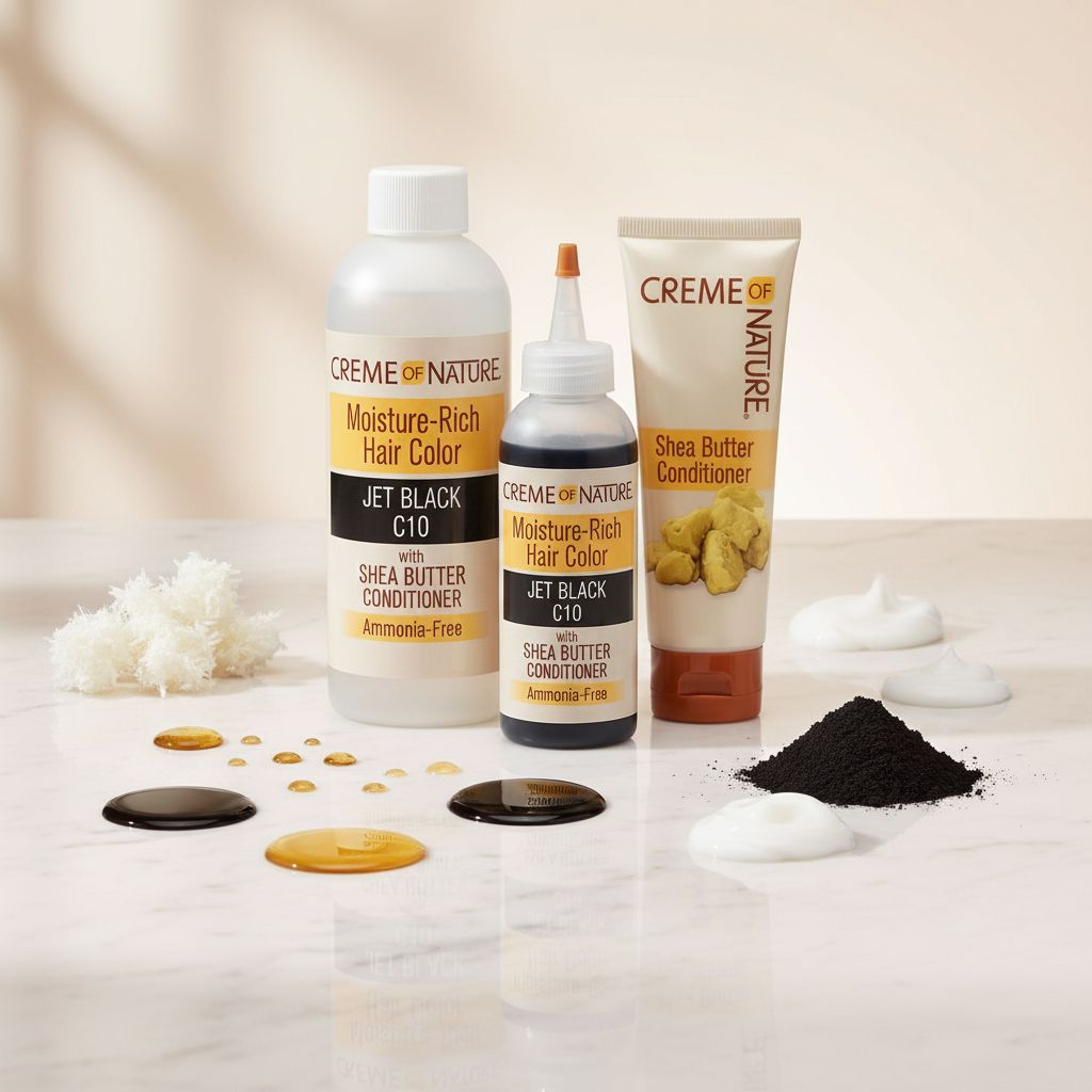 Creme of Nature Coloration Liquide Jet Black C10 - ingredients
