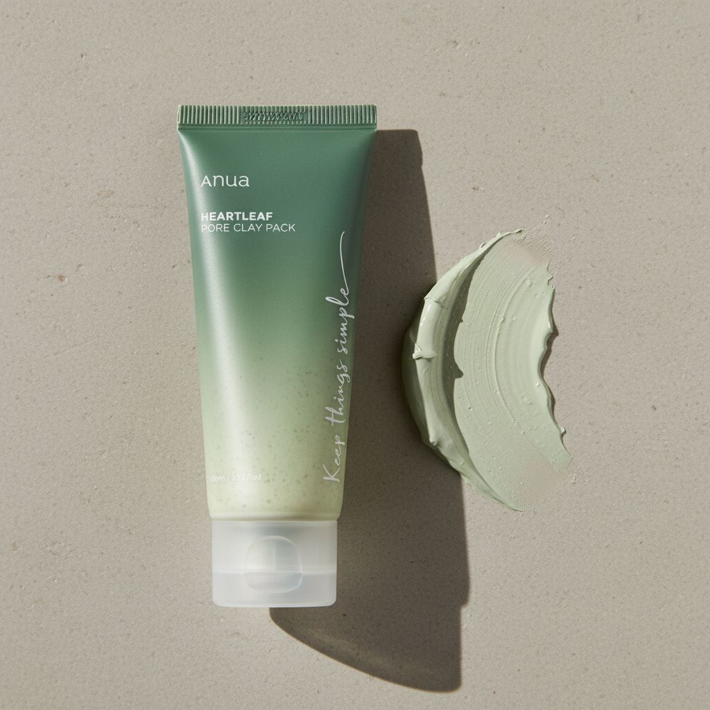 Anua - Heartleaf Pore Clay Pack — Masque purifiant pores resserrés - texture