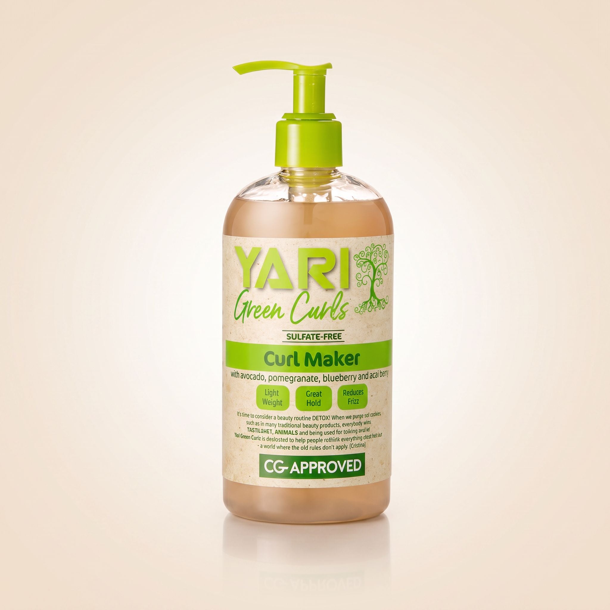 Yari Green Curls Curl Maker Gel Définition Boucles 384ml - hero