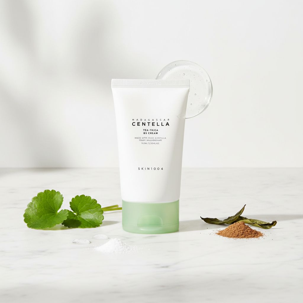 [Skin1004] Madagascar Centella Teatreeca B5 Cream 75ml (2024) — Hydratation intense et apaisante - ingredients