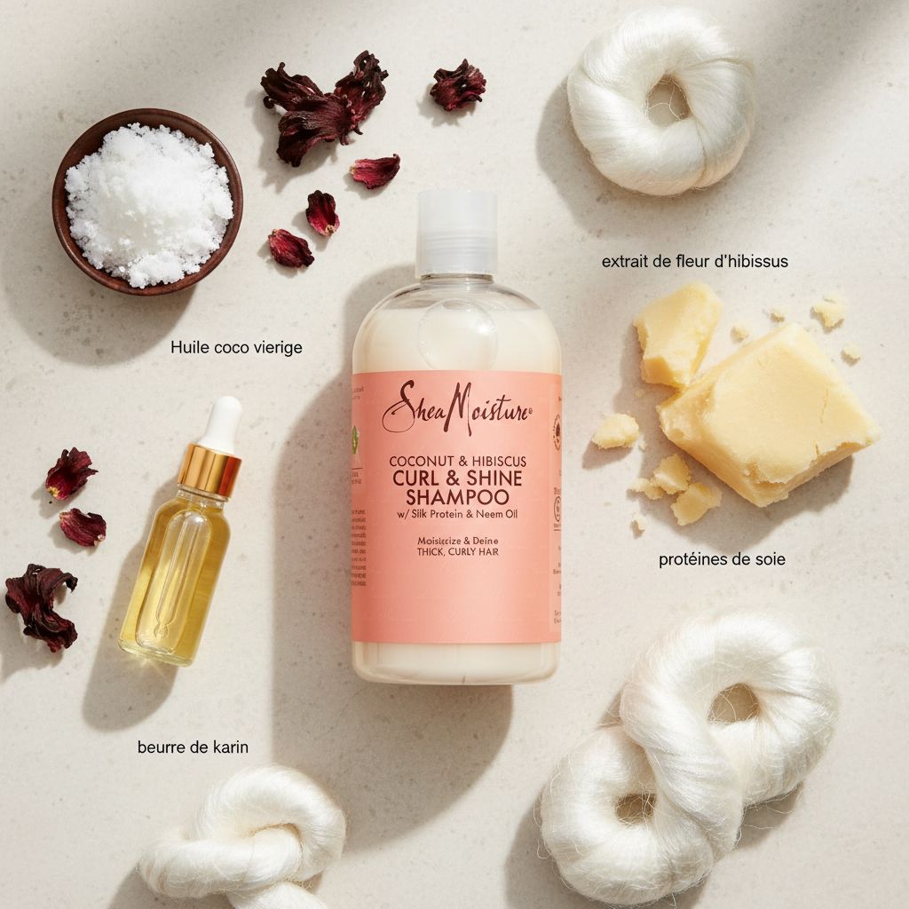 Shea Moisture – Coconut & Hibiscus Curl & Shine Shampoo 384ml - ingredients