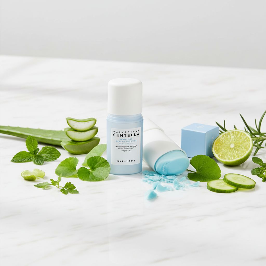 SKIN1004 MADAGASCAR CENTELLA HYALU-CICA SILKY-FIT SUN STICK 20G - ingredients